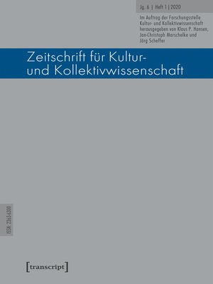 cover image of Zeitschrift für Kultur- und Kollektivwissenschaft